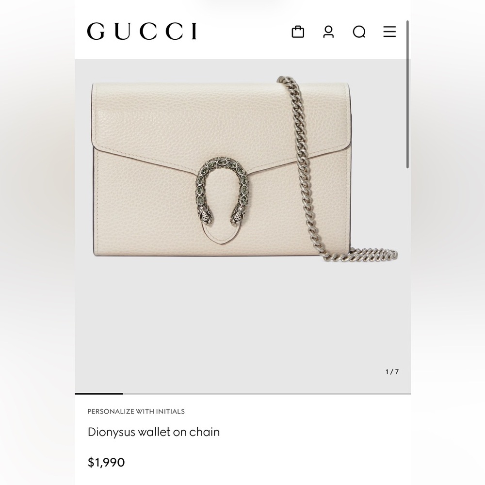 Gucci Dionysus chain shoulder bag